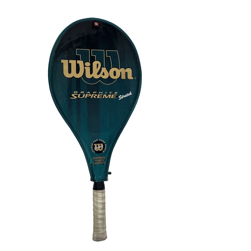 Wilson Graphite Supreme‎ Stretch Tennis Racket With Cover 28" L 11" W